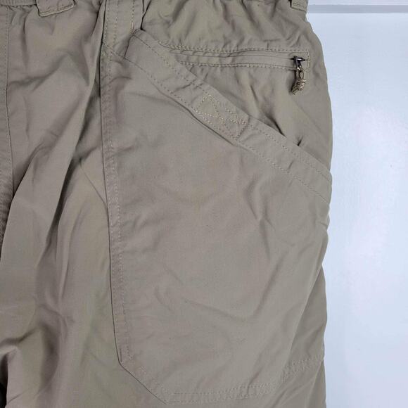 LL Bean Pants Nylon Hiking Convertible Gorpcore Tan Size Large 38X29 - Picture 7 of 14